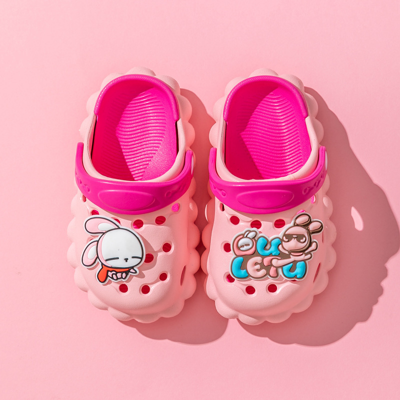 Unisex dječje sandale Crocs stila, EVA gornji dio i đon, cartoon uzorak, prozračne, protuklizne, uzrast 1–12 godina