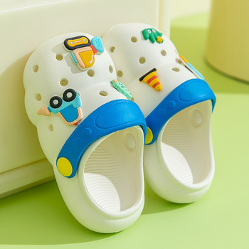 Ljetne dječje sandale Crocs-stil s protukliznom mekanom potplatom, zatvorenim prstima, za unutarnju upotrebu