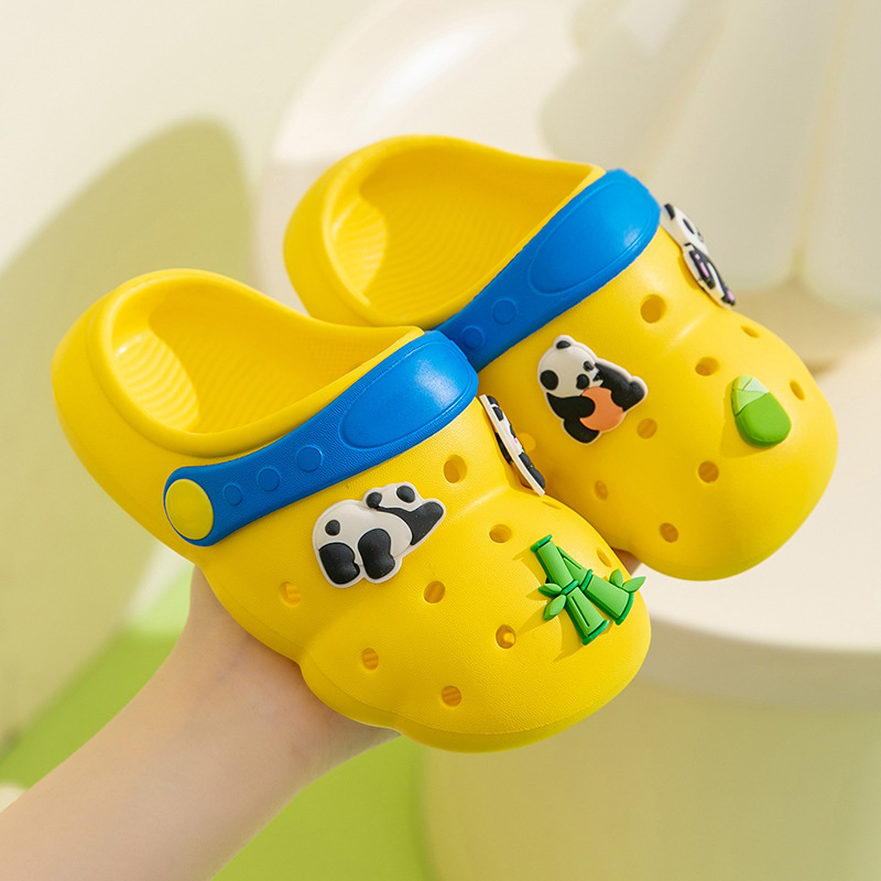 Ljetne dječje sandale Crocs-stil s protukliznom mekanom potplatom, zatvorenim prstima, za unutarnju upotrebu