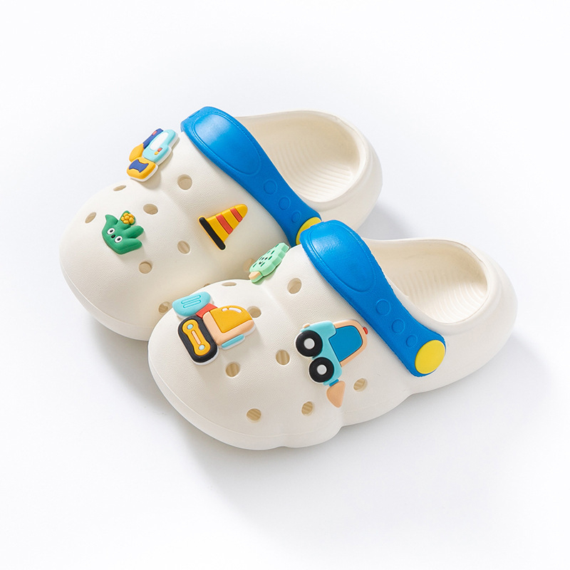 Ljetne dječje sandale Crocs-stil s protukliznom mekanom potplatom, zatvorenim prstima, za unutarnju upotrebu
