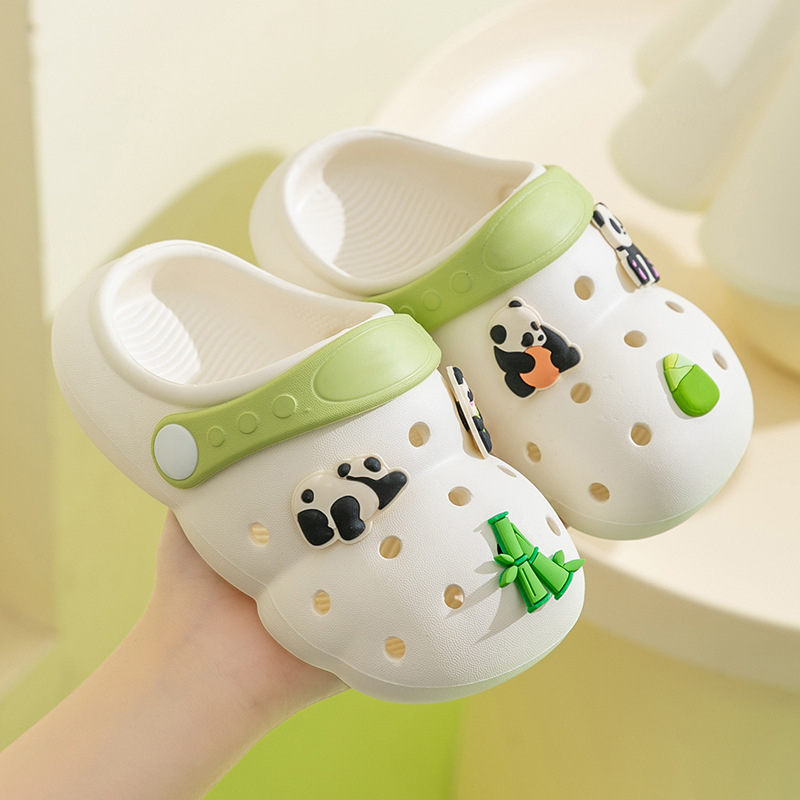 Ljetne dječje sandale Crocs-stil s protukliznom mekanom potplatom, zatvorenim prstima, za unutarnju upotrebu