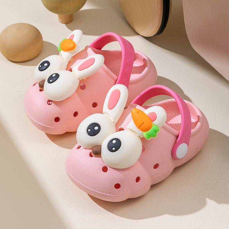 Ljetne dječje sandale Crocs-stil s protukliznom mekanom potplatom, zatvorenim prstima, za unutarnju upotrebu