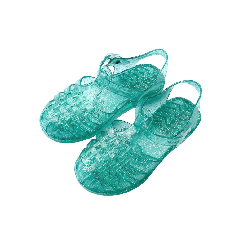 Djeca PVC jelly sandale s perforiranim gornjim dijelom, casual stil, uzrast 1–3 godine, PVC gornji dio, PVC potplat