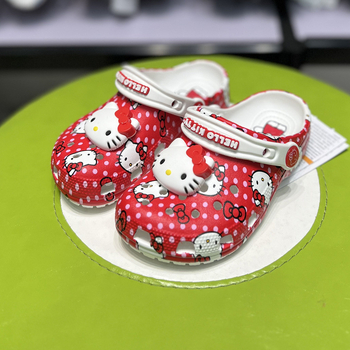 Vaikų Crocs stiliaus sandalai, unisex, EVA viršus ir padas, vasaros sezonui, raštai Cartoon/Kamufliav/Lankelė, anti-slip