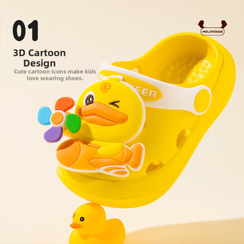 Vaikų EVA sandalai su animacinio piešinio raštu, kvėpuojantys vasarai, 1–6 metų amžiaus