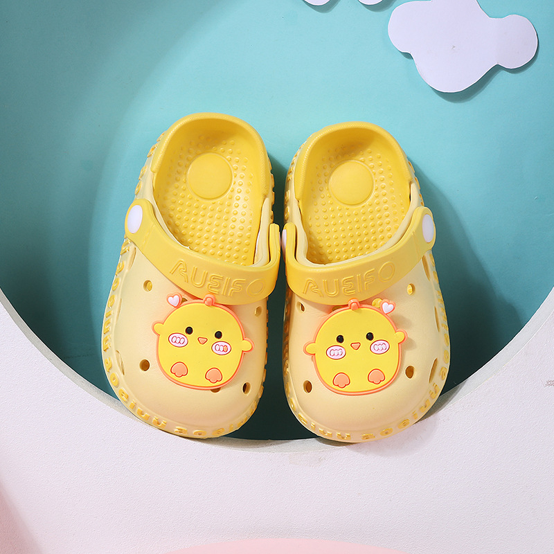 Vaikų EVA perforuoti batai – animacinių gyvūnų raštas, unisex, vaikams 1–6 m., viršus EVA, padas EVA