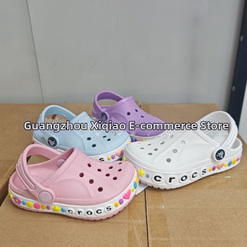 Vaikų paplūdimio sandalai EVA viršutinė dalis, kvėpuojantys, nėrinių širdies dizainas, amžius 1–16 metų