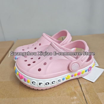 Vaikų paplūdimio sandalai EVA viršutinė dalis, kvėpuojantys, nėrinių širdies dizainas, amžius 1–16 metų