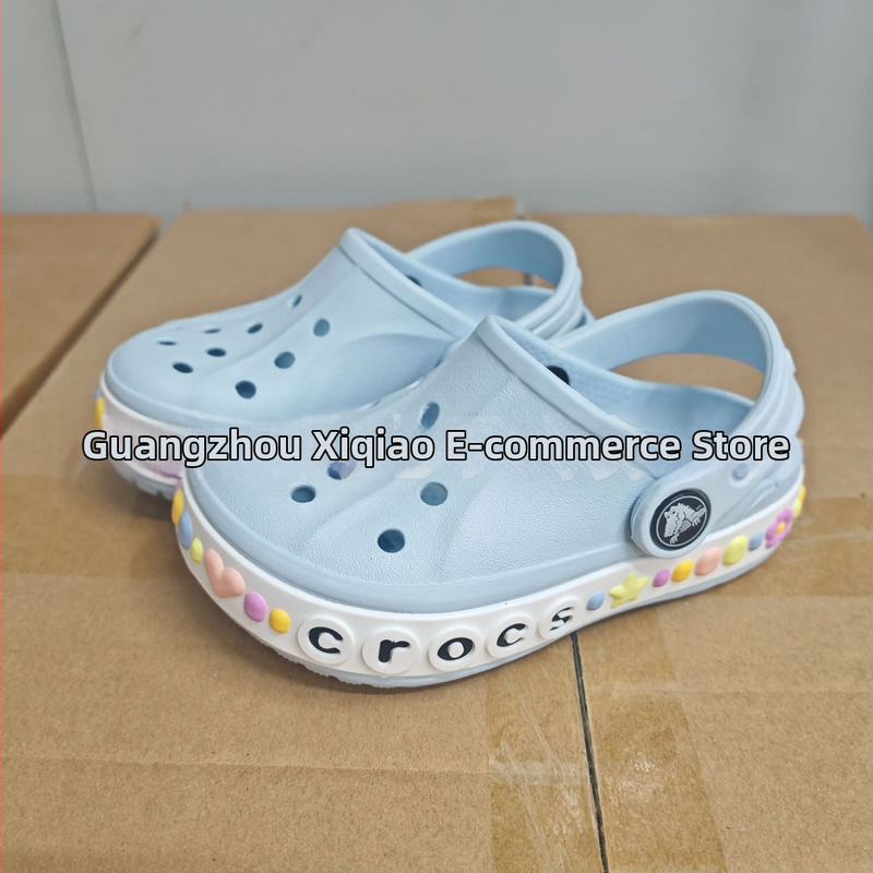 Vaikų paplūdimio sandalai EVA viršutinė dalis, kvėpuojantys, nėrinių širdies dizainas, amžius 1–16 metų