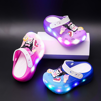 Vaikų paplūdimio sandalai su EVA viršutine dalimi, be pamušalo, lengvi ir kvėpuojantys, 4–16 metų, pavasaris 2025