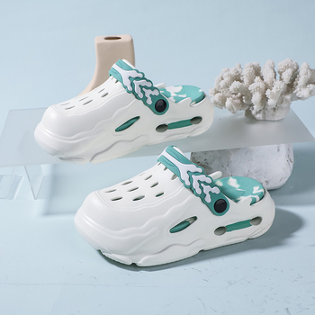 Vaikų EVA klogai su kamufliažiniu raštu, kvėpuojantys, neslidūs, lengvi, amžius 7–16 metų