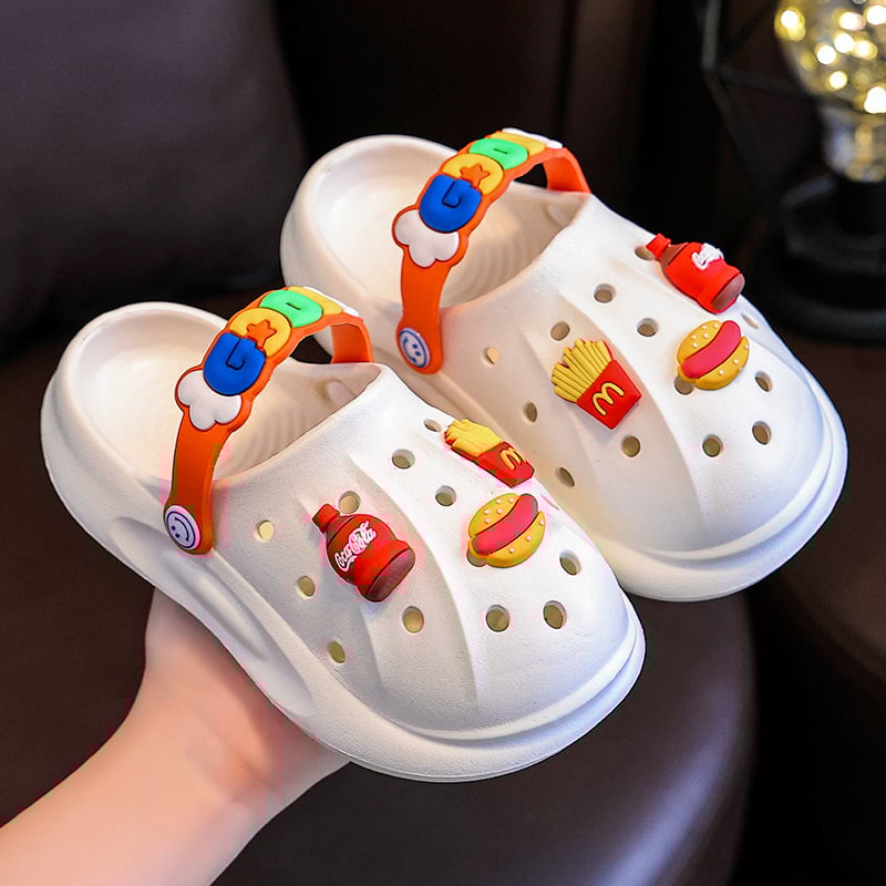 EVA vaikų sandalai su uždaru pirštu ir minkštu padu, amžius 4–12 metų, unisex, vasara 2024