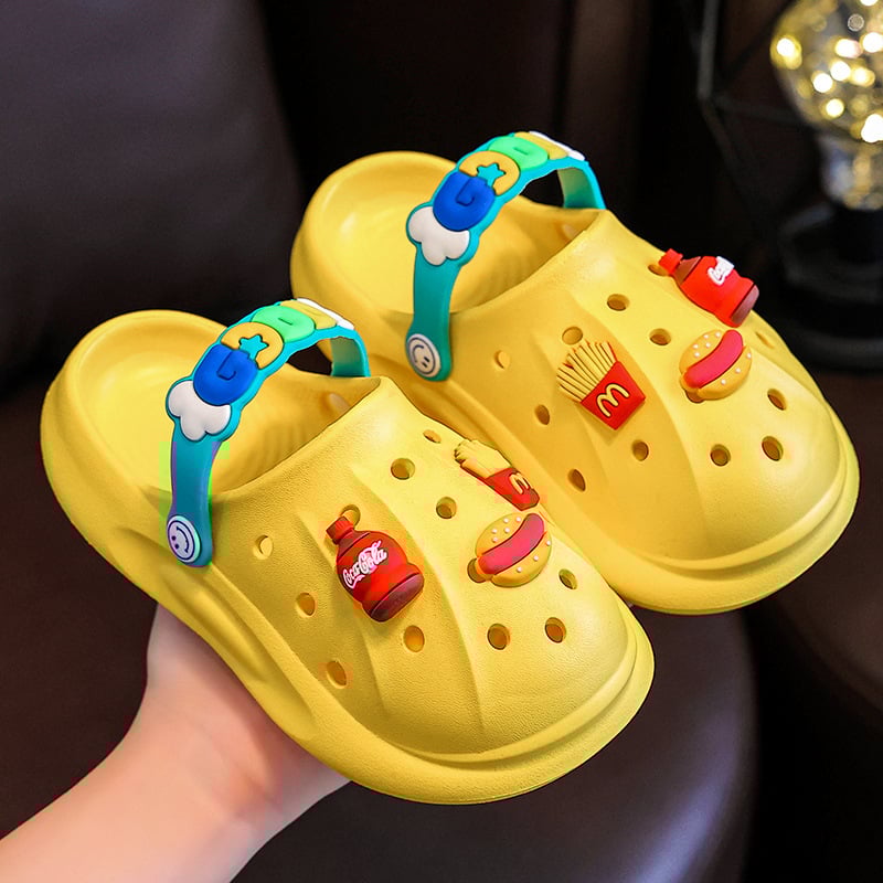 EVA vaikų sandalai su uždaru pirštu ir minkštu padu, amžius 4–12 metų, unisex, vasara 2024