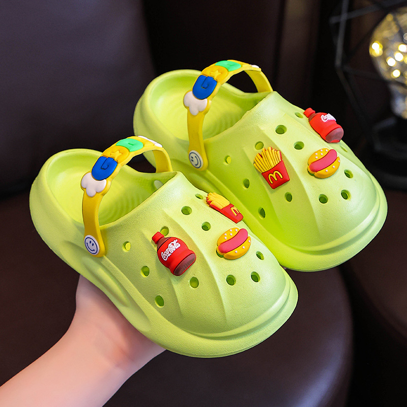 EVA vaikų sandalai su uždaru pirštu ir minkštu padu, amžius 4–12 metų, unisex, vasara 2024