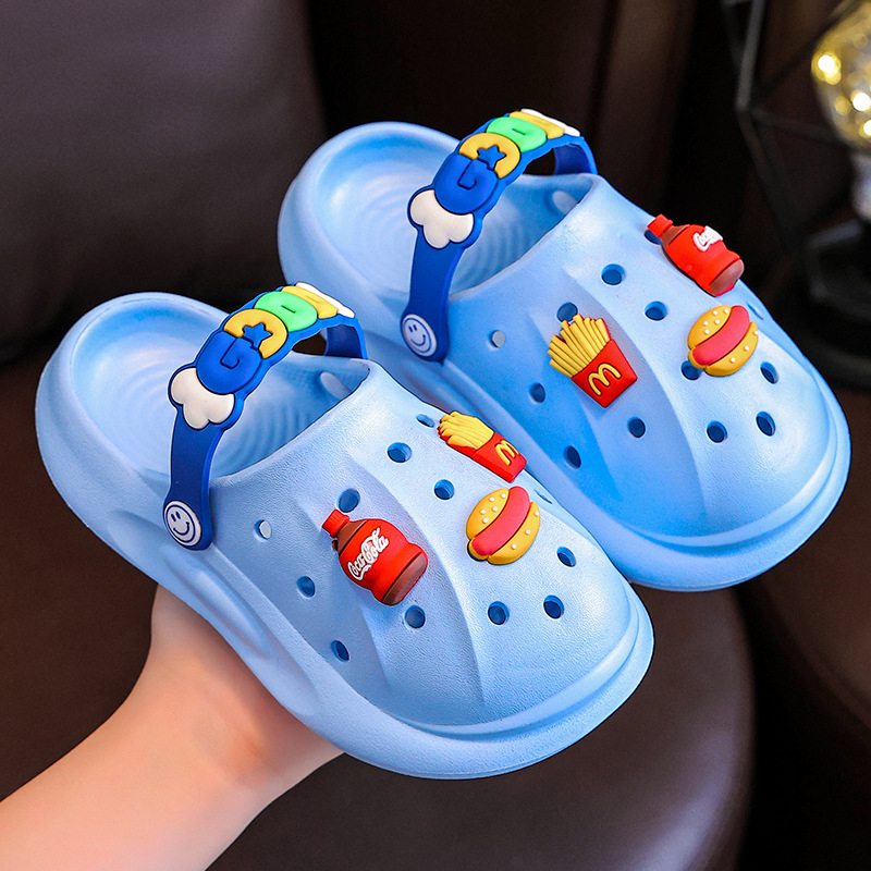 EVA vaikų sandalai su uždaru pirštu ir minkštu padu, amžius 4–12 metų, unisex, vasara 2024