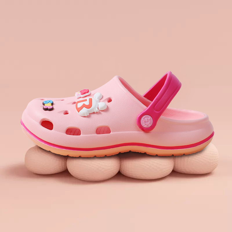 Детски EVA плажни чехли Babu Bean за външно и вътрешно ползване, леки, анти-плъзгане, карикатурен принт