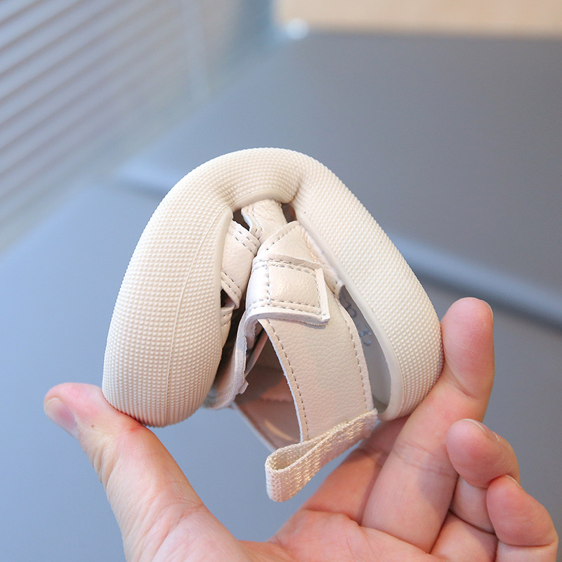 Vaikų sportinės sandalės, unisex, Velcro užsegimas, viršus iš dirbtinės odos, PVC padas, skirtos vaikams nuo 1 iki 6 metų