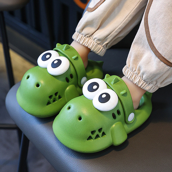 Vaikų sandalai su dinozauru, unisex, EVA viršus ir EVA padas, 1–16 metų