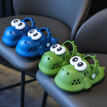 Vaikų sandalai su dinozauru, unisex, EVA viršus ir EVA padas, 1–16 metų