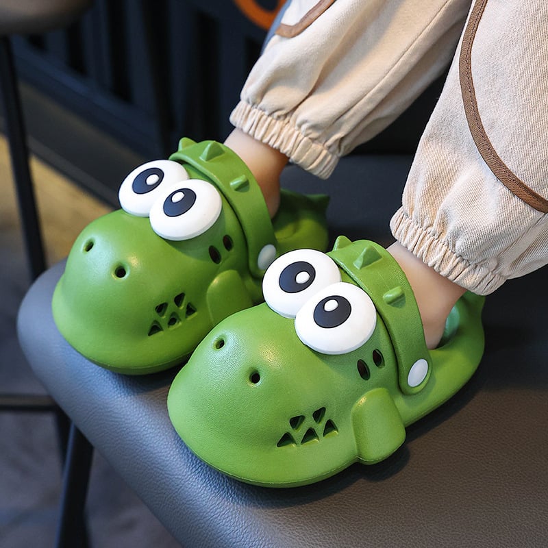 Vaikų sandalai su dinozauru, unisex, EVA viršus ir EVA padas, 1–16 metų