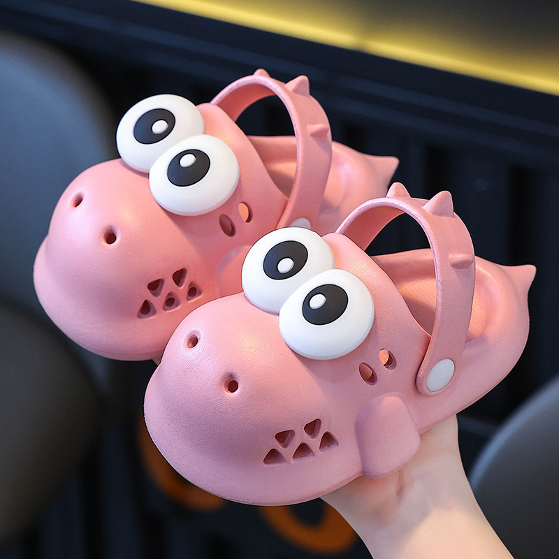 Vaikų sandalai su dinozauru, unisex, EVA viršus ir EVA padas, 1–16 metų