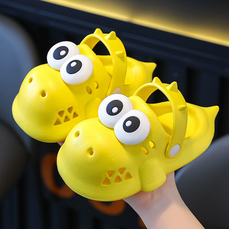 Vaikų sandalai su dinozauru, unisex, EVA viršus ir EVA padas, 1–16 metų