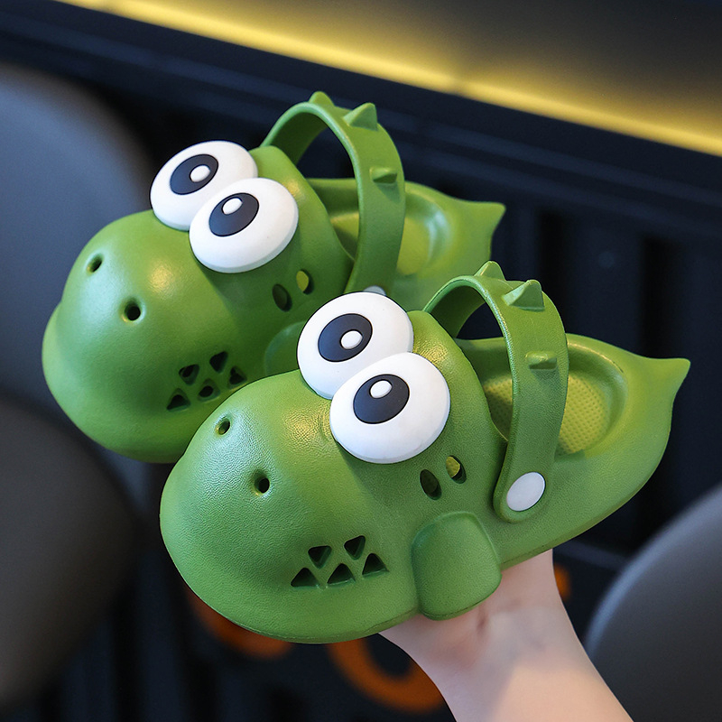 Vaikų sandalai su dinozauru, unisex, EVA viršus ir EVA padas, 1–16 metų