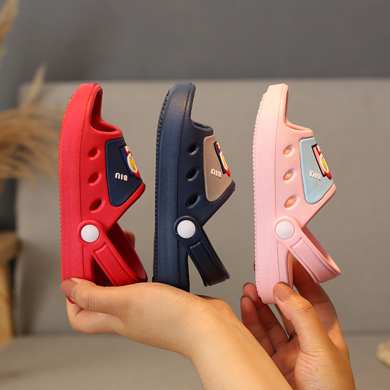 Dinozauro vaikiški sandalai vasarai, neslidūs viduje ir lauke, kvėpuojantys ir greitai džiūstantys (viršus EVA, pada EVA, greitas džiūvimas, cartoon modelis)