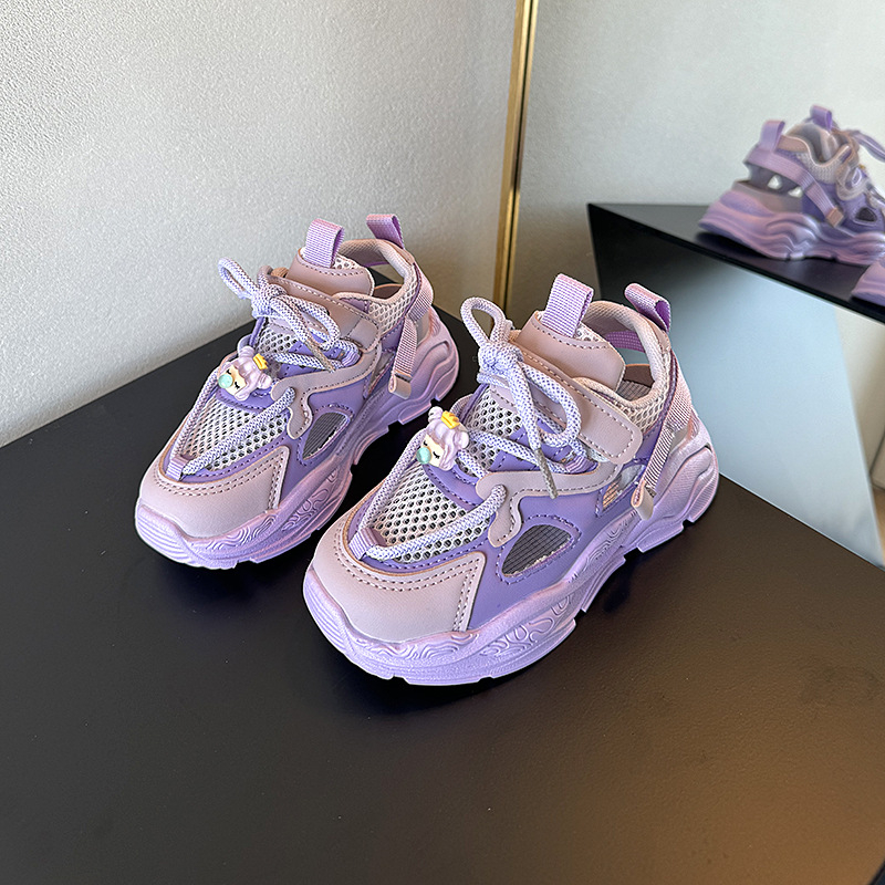 Vaikų sportiniai sandalai su karikatūrų raštu, TPR padą, Velcro uždarymas, amžius 4–16 (vasara 2024)