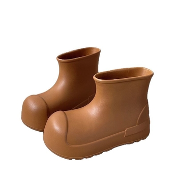 Cizme de ploaie pentru femei, partea superioară EVA, talpă groasă antiderapantă, impermeabile și rezistente la uzură, patru anotimpuri, toc 3–5 cm