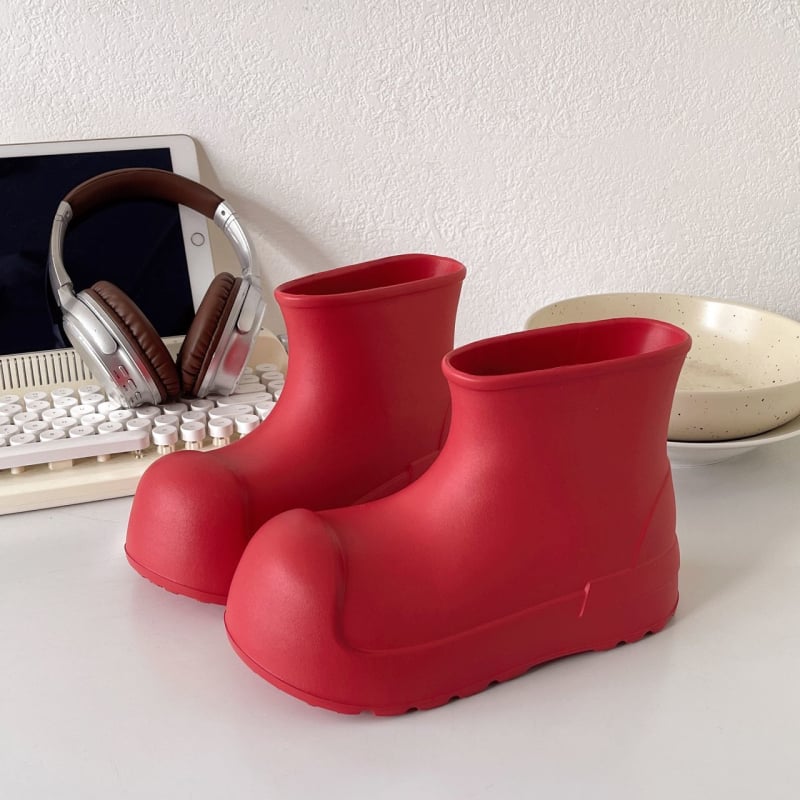 Cizme de ploaie pentru femei, partea superioară EVA, talpă groasă antiderapantă, impermeabile și rezistente la uzură, patru anotimpuri, toc 3–5 cm