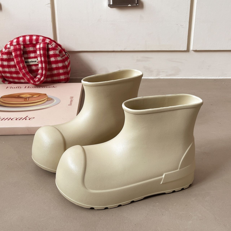 Cizme de ploaie pentru femei, partea superioară EVA, talpă groasă antiderapantă, impermeabile și rezistente la uzură, patru anotimpuri, toc 3–5 cm