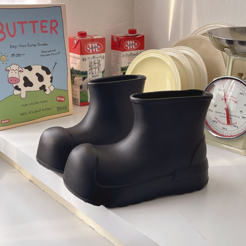 Cizme de ploaie pentru femei, partea superioară EVA, talpă groasă antiderapantă, impermeabile și rezistente la uzură, patru anotimpuri, toc 3–5 cm