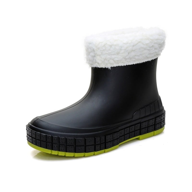 Ghete de ploaie pentru femei, PVC partea superioară, gleznă joasă