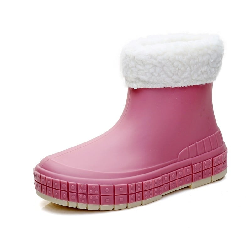 Ghete de ploaie pentru femei, PVC partea superioară, gleznă joasă