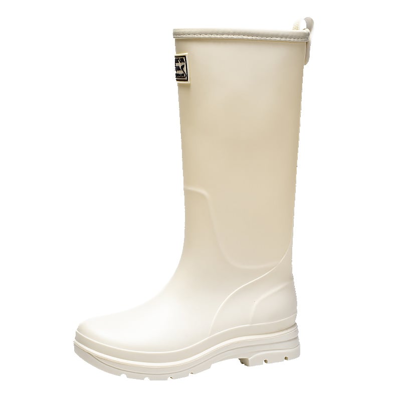 Suisini cizme de ploaie pentru femei, PVC, până la genunchi – impermeabile, antiderapante, căptușite cu fleece