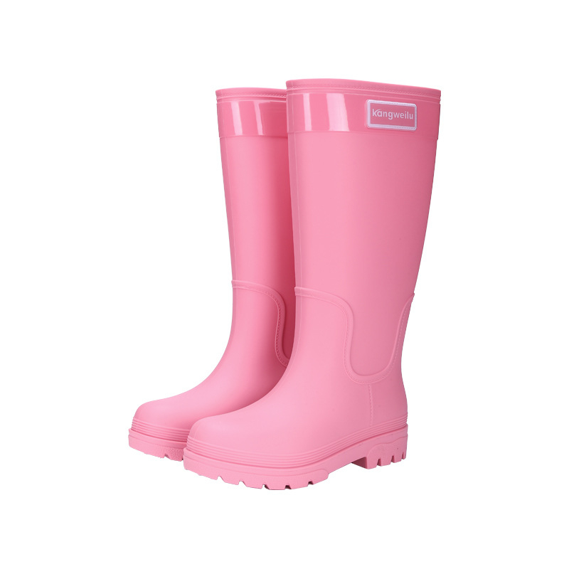Ženske visoke kišne čizme od PVC-a - vodonepropusne, protuklizne, niski pet 1–3 cm, proljeće i jesen