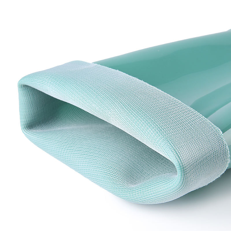 3531 cizme de ploaie pentru femei, înalte, PVC, talpă întărită, toc scăzut 1-3 cm, culoare uni, primăvară și toamnă