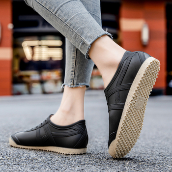 Cizme de ploaie pentru femei, din cauciuc, talie joasă, impermeabile, ușoare, antiderapante, partea superioară din PVC