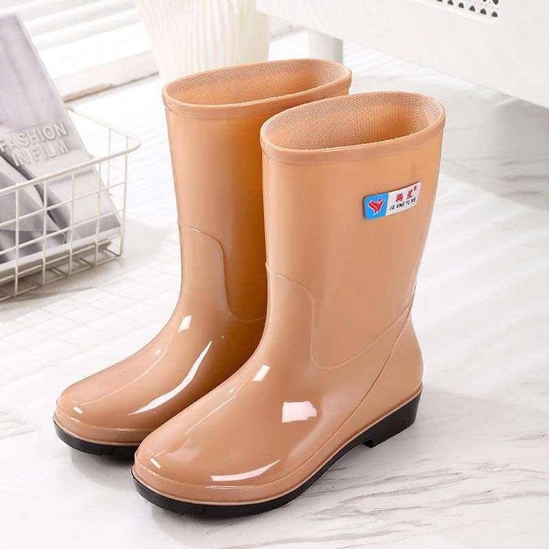 Cizme de ploaie pentru femei din PVC, înalte, impermeabile, antiderapante, toamnă-iarnă