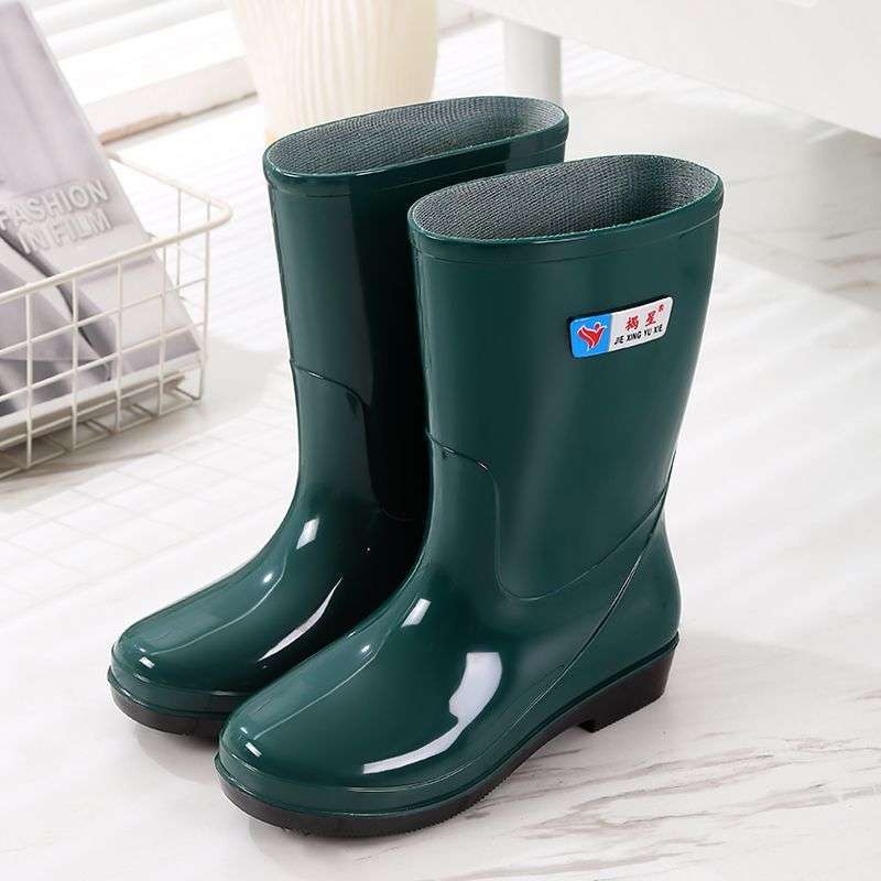 Cizme de ploaie pentru femei din PVC, înalte, impermeabile, antiderapante, toamnă-iarnă