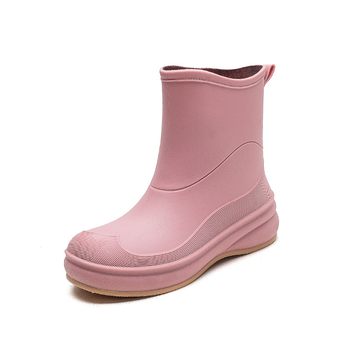 Ženske čizme za kišu vodonepropusne, protuklizne, srednje visine, PVC gornji dio, niski pet 1–3 cm (vodonepropusne; protuklizne; srednje visine; PVC gornji dio; niski pet 1–3 cm)