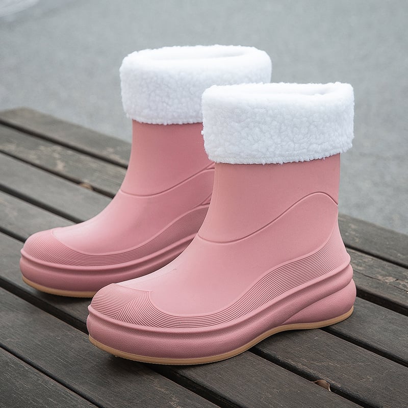 Ženske čizme za kišu vodonepropusne, protuklizne, srednje visine, PVC gornji dio, niski pet 1–3 cm (vodonepropusne; protuklizne; srednje visine; PVC gornji dio; niski pet 1–3 cm)