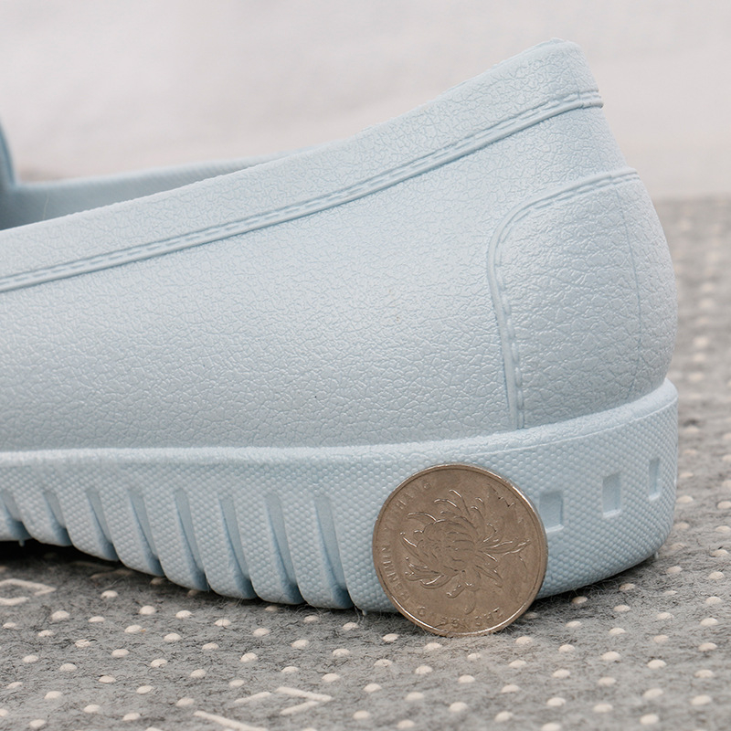 Cizme de ploaie pentru femei, scurte, impermeabile, talpă antiderapantă, partea superioară din PVC, toc mic 1-3 cm