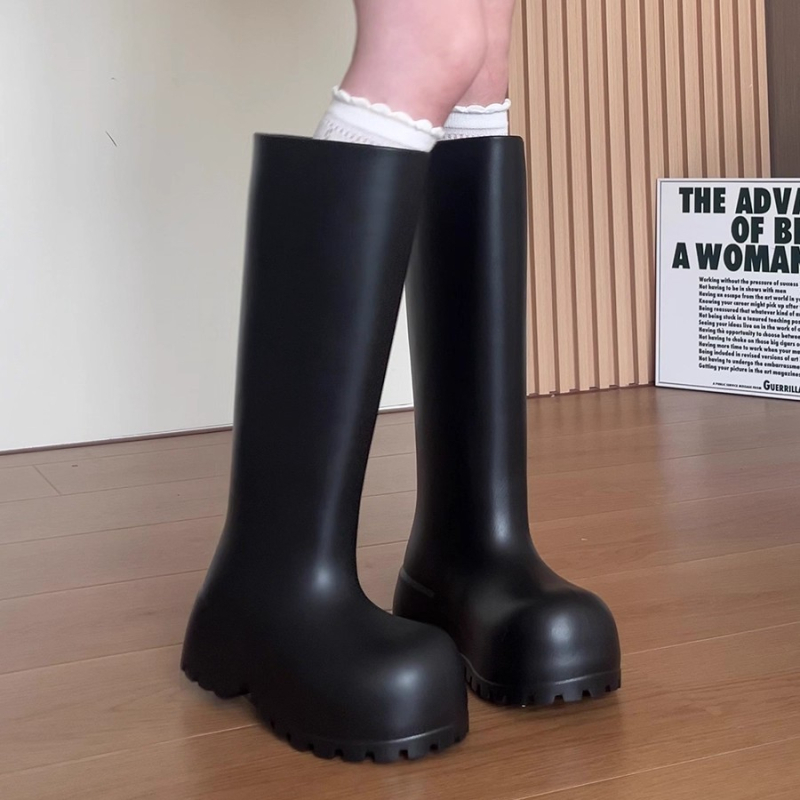 Ženske čizme za kišu Balanbei, s visokim gornjim dijelom, vodootporne i protuklizne, EVA gornji dio i debeli đon, Slip-On dizajn
