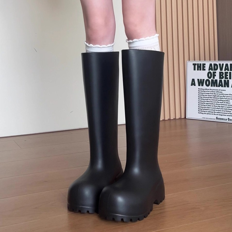 Ženske čizme za kišu Balanbei, s visokim gornjim dijelom, vodootporne i protuklizne, EVA gornji dio i debeli đon, Slip-On dizajn