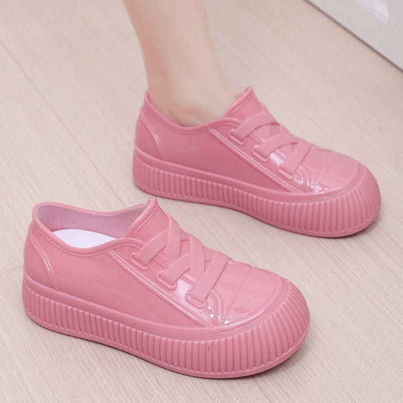 Cizme de ploaie pentru femei, partea superioară din bumbac, înălțime peste genunchi, pentru adulți, lansare primăvara 2025