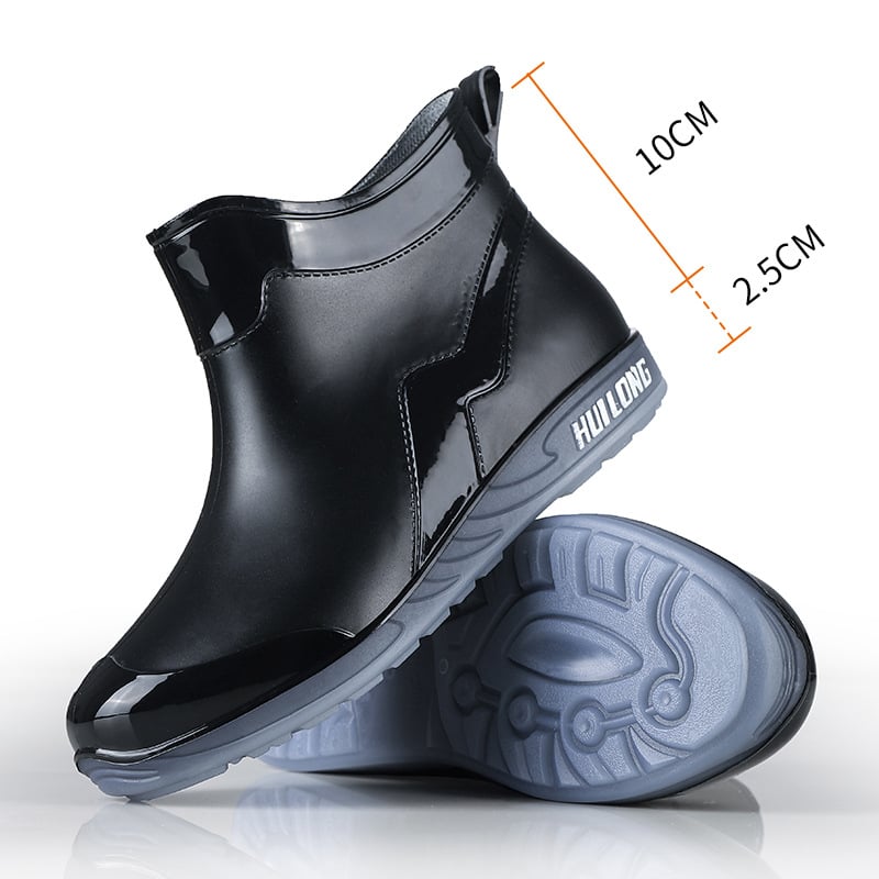 Ghete scurte de ploaie din PVC pentru femei, antiderapante, talpă moale, impermeabile, pentru toate anotimpurile, stil sport