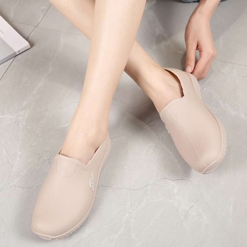 Női PVC esőcsizmák térdig érő, vastag talppal, vízálló és csúszásmentes, őszi-téli szezon