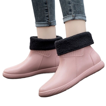 Női PVC esőcsizmák, alacsony szár, PVC felsőrész, felnőttek